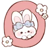 ⭐ emoji ˗ˋʚ 𝑟𝑎𝑏𝑏𝑖𝑡 ♡︎ @I1RRN ɞˊ˗ Telegram sticker 11 of 40
