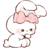 ⭐ emoji ˗ˋʚ 𝑟𝑎𝑏𝑏𝑖𝑡 ♡︎ @I1RRN ɞˊ˗ Telegram sticker 24 of 40