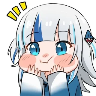 🥰 emoji Gura😼 Telegram sticker 11 of 18