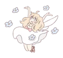 😁 emoji An angel of a girl @Nekosticker Telegram sticker 17 of 41