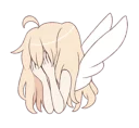 😳 emoji An angel of a girl @Nekosticker Telegram sticker 22 of 41