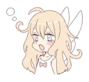 😢 emoji An angel of a girl @Nekosticker Telegram sticker 11 of 41