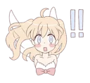 😳 emoji An angel of a girl @Nekosticker Telegram sticker 4 of 41