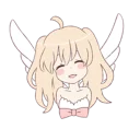 ☺️ emoji An angel of a girl @Nekosticker Telegram sticker 8 of 41
