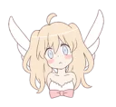 😕 emoji An angel of a girl @Nekosticker Telegram sticker 16 of 41