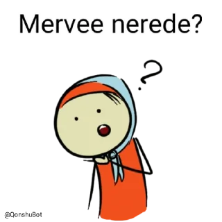 🤔 emoji Mervee @Qonshubot Telegram sticker 5 of 31
