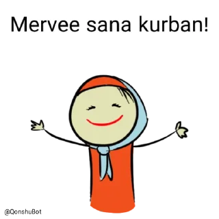 🤗 emoji Mervee @Qonshubot Telegram sticker 18 of 31