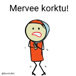 😰 emoji Mervee @Qonshubot Telegram sticker 15 of 31