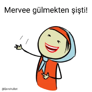 🤣 emoji Mervee @Qonshubot Telegram sticker 23 of 31