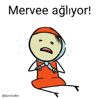 😭 emoji Mervee @Qonshubot Telegram sticker 14 of 31