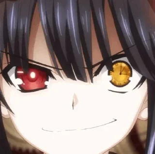 🕰 emoji -𝙏𝙤𝙠𝙞𝙨𝙖𝙠𝙞 𝙆𝙪𝙧𝙪𝙢𝙞 ” @Heaven_Otaku Telegram sticker 20 of 100