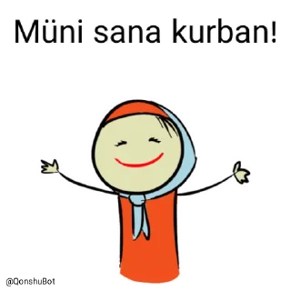 🤗 emoji Müni @Qonshubot Telegram sticker 18 of 31
