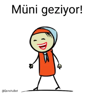 🚶‍♂️ emoji Müni @Qonshubot Telegram sticker 10 of 31