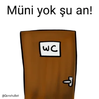 🚽 emoji Müni @Qonshubot Telegram sticker 22 of 31