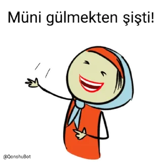 🤣 emoji Müni @Qonshubot Telegram sticker 23 of 31