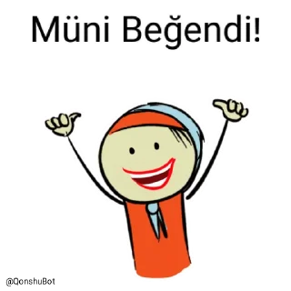 👍 emoji Müni @Qonshubot Telegram sticker 20 of 31