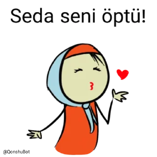 💋 emoji Seda @Qonshubot Telegram sticker 19 of 31