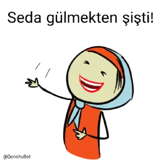 🤣 emoji Seda @Qonshubot Telegram sticker 23 of 31