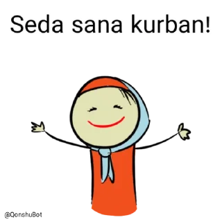 🤗 emoji Seda @Qonshubot Telegram sticker 18 of 31