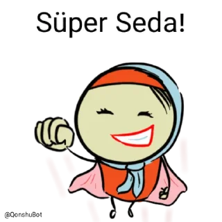 😎 emoji Seda @Qonshubot Telegram sticker 6 of 31