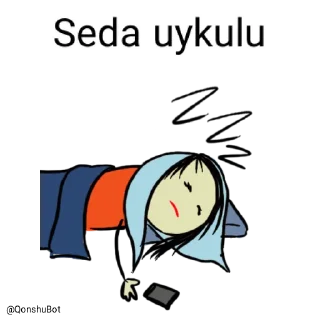 😴 emoji Seda @Qonshubot Telegram sticker 17 of 31
