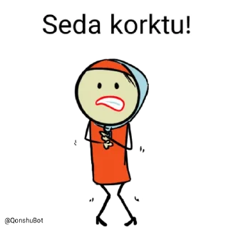 😰 emoji Seda @Qonshubot Telegram sticker 15 of 31