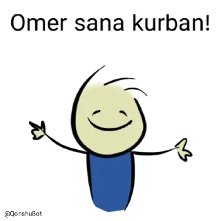 🤗 emoji Ömer @Qonshubot Telegram sticker 18 of 31