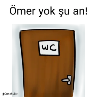 🚽 emoji Ömer @Qonshubot Telegram sticker 22 of 31