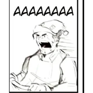 Sticker from Le bizzare avventure di Kakyoin