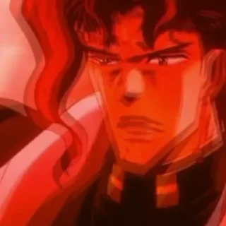 😫 emoji Le bizzare avventure di Kakyoin Telegram sticker 16 of 117