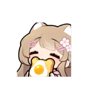 🤩 emoji ˗ˋʚ 𝐵𝑟𝑜𝑤𝑛 𝑔𝑖𝑟𝑙 ♡ @I1RRN ɞˊ˗ Telegram sticker 17 of 75
