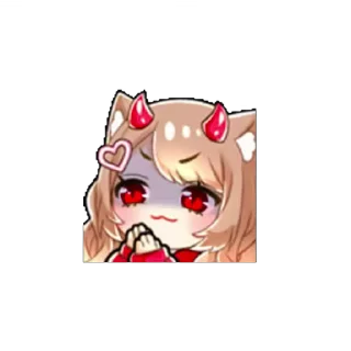 🤩 emoji ˗ˋʚ 𝐵𝑟𝑜𝑤𝑛 𝑔𝑖𝑟𝑙 ♡ @I1RRN ɞˊ˗ Telegram sticker 19 of 75
