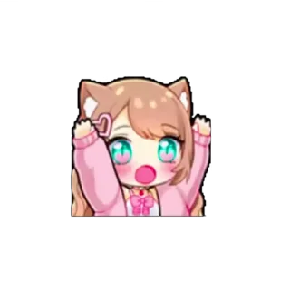 🤩 emoji ˗ˋʚ 𝐵𝑟𝑜𝑤𝑛 𝑔𝑖𝑟𝑙 ♡ @I1RRN ɞˊ˗ Telegram sticker 15 of 75
