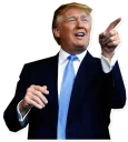 Sticker from Donald Trump