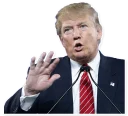 ✋ emoji Donald Trump Telegram sticker 7 of 28