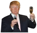 🍸 emoji Donald Trump Telegram sticker 23 of 28