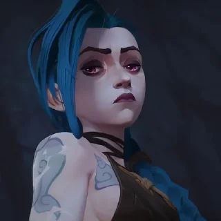 💙 emoji 💥⃟ 💙⃟ Jinx // @KesitoMania Telegram sticker 12 of 120