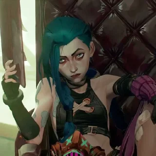 💙 emoji 💥⃟ 💙⃟ Jinx // @KesitoMania Telegram sticker 17 of 120