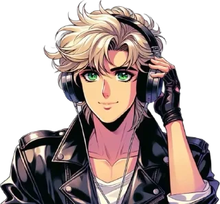 🎧 emoji Dagim's 80's Glam Pack Telegram sticker 14 of 14