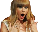 😮 emoji Taylor Swift Telegram sticker 6 of 18