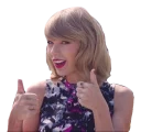 👍 emoji Taylor Swift Telegram sticker 13 of 18