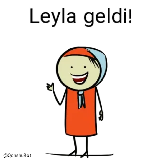 ✋️ emoji Leyla @Qonshubot Telegram sticker 1 of 31