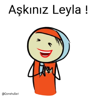 ❤️ emoji Leyla @Qonshubot Telegram sticker 7 of 31