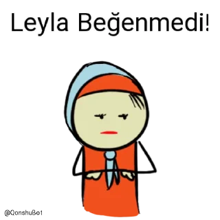 👎 emoji Leyla @Qonshubot Telegram sticker 21 of 31