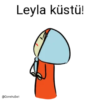 😒 emoji Leyla @Qonshubot Telegram sticker 13 of 31