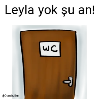 🚽 emoji Leyla @Qonshubot Telegram sticker 22 of 31