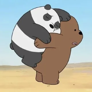 🫂 emoji we bare bears (@frankiepan ♡) Telegram sticker 8 of 119