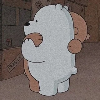 🫂 emoji we bare bears (@frankiepan ♡) Telegram sticker 12 of 119