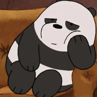 🥱 emoji we bare bears (@frankiepan ♡) Telegram sticker 11 of 119