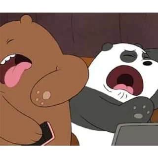 🤮 emoji we bare bears (@frankiepan ♡) Telegram sticker 6 of 119